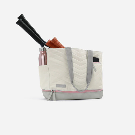 White Doubletake Parisii Tote Bag