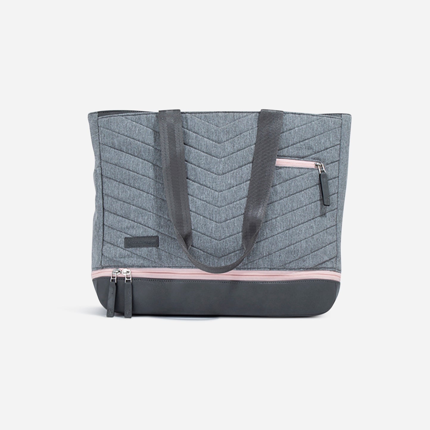 Parisii Tennis Tote Grey & Blush