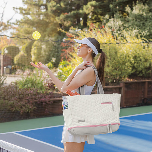 Parisii Pickleball Tote Canvas & Blossom