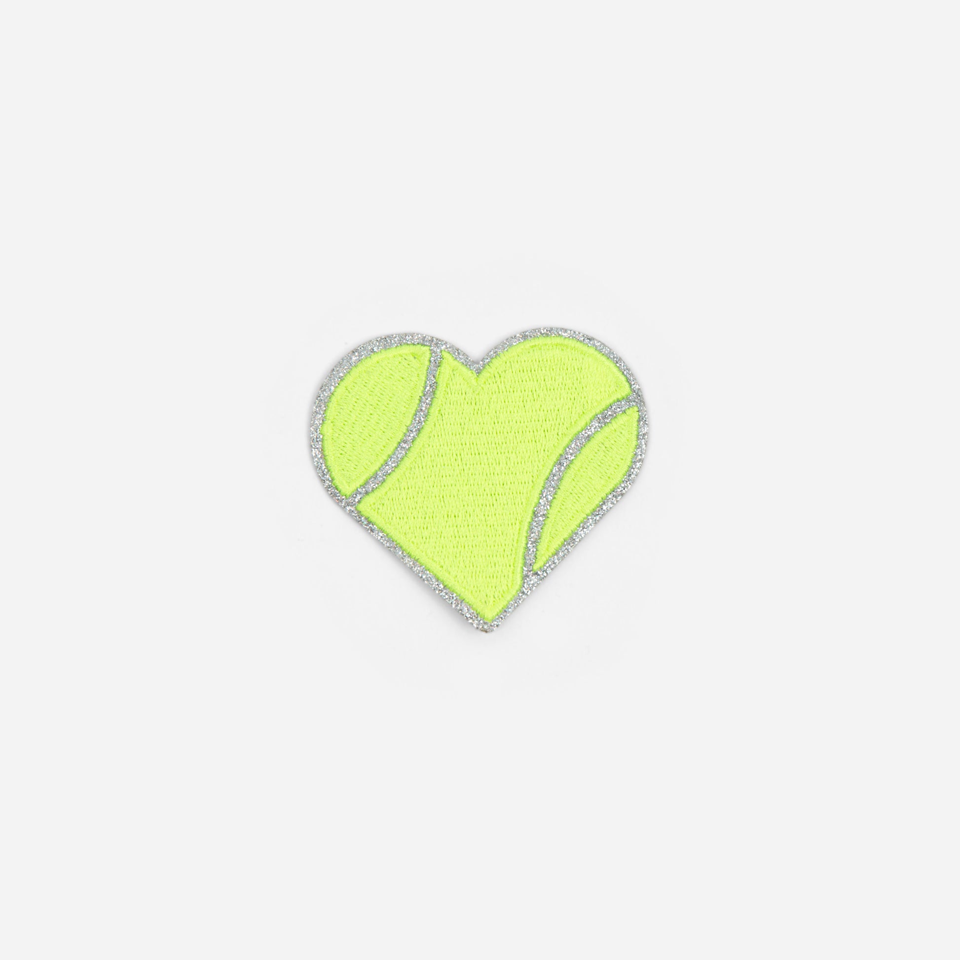 Tennis Bag Patches Lemon Lime Heart