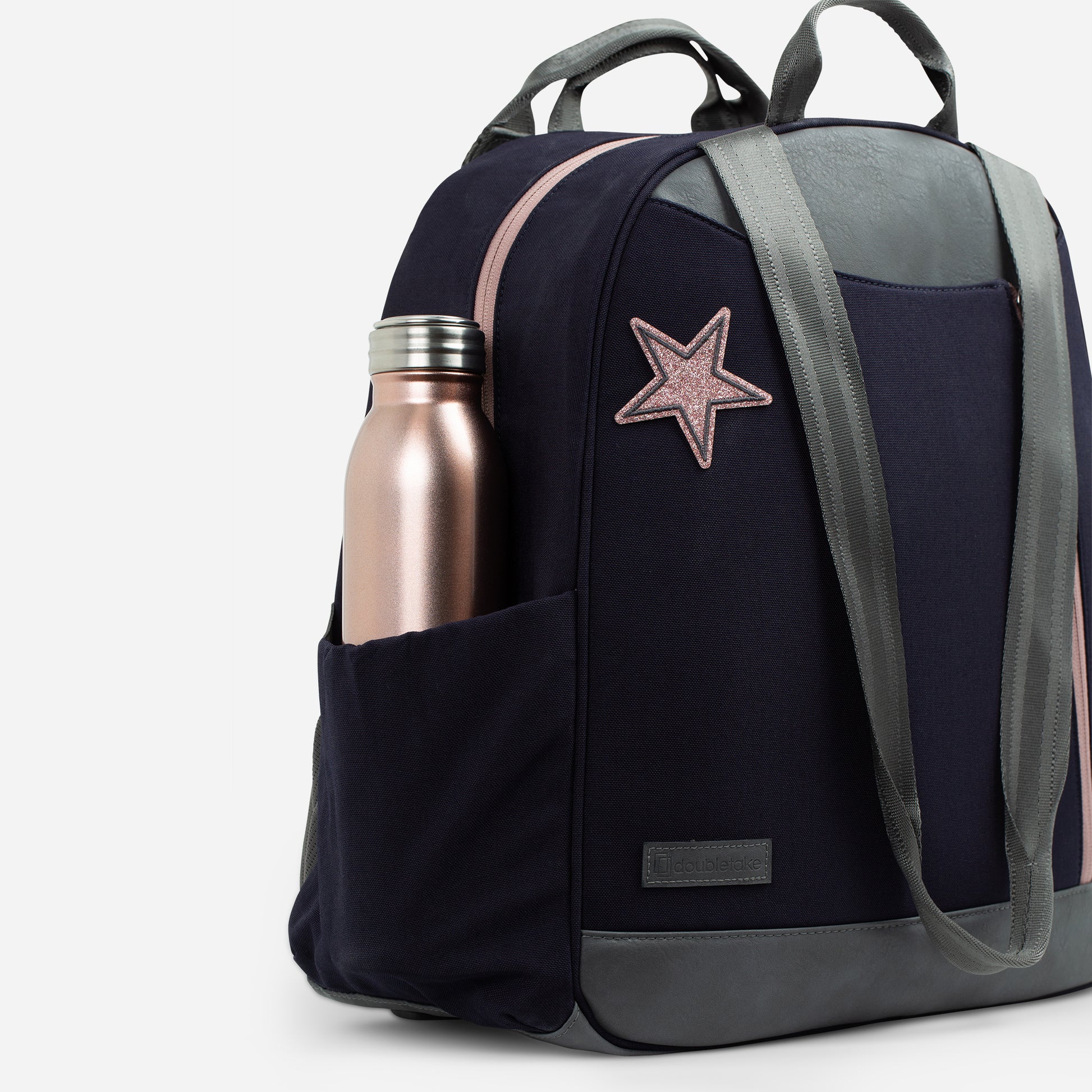 Tennis Bag Patches Blush Star