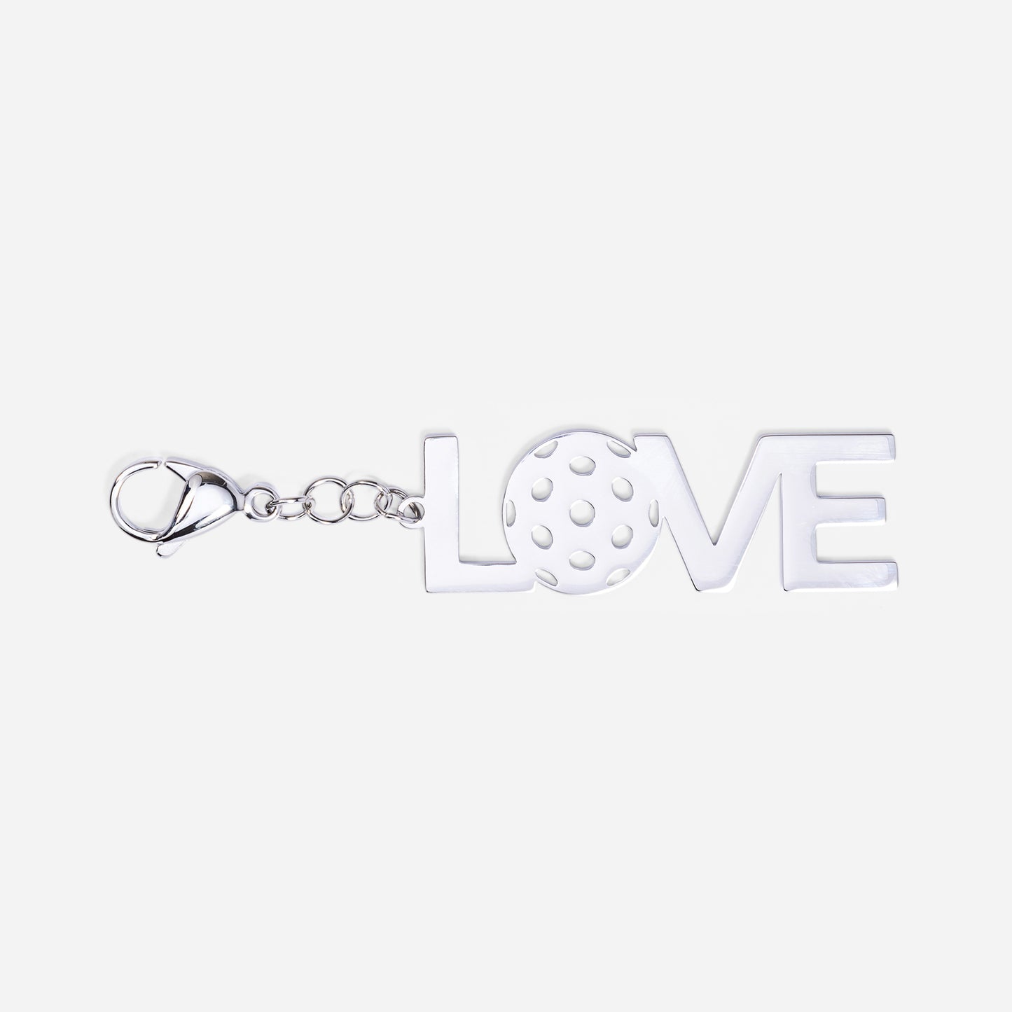 Tennis Bag Zipper Pull Charm Pickleball Love
