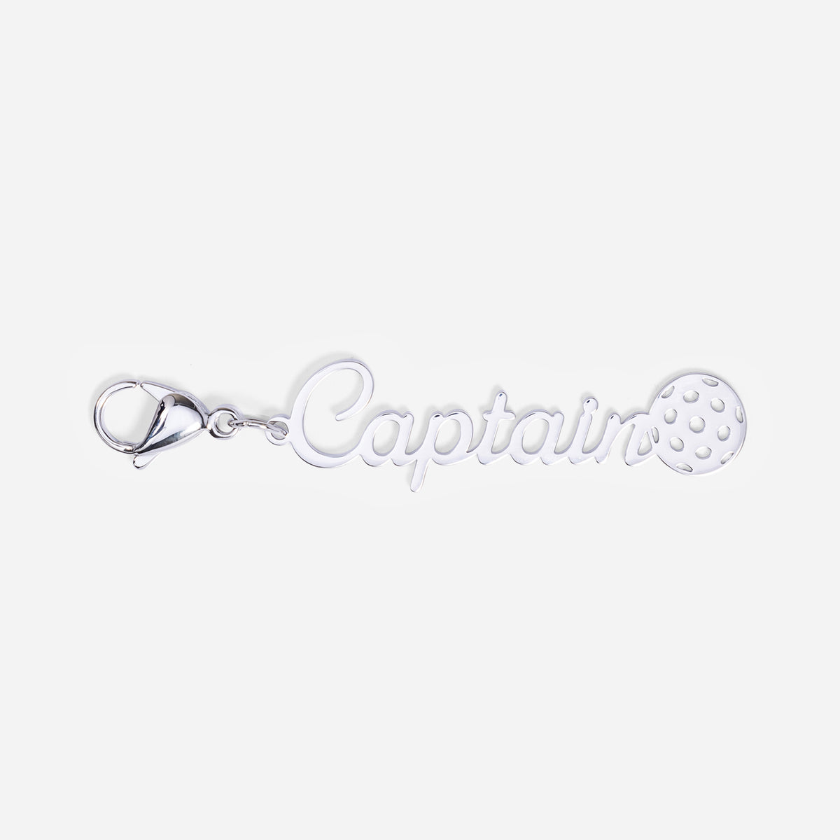 Tennis Bag Zipper Pull Charm Pickleball Captain
