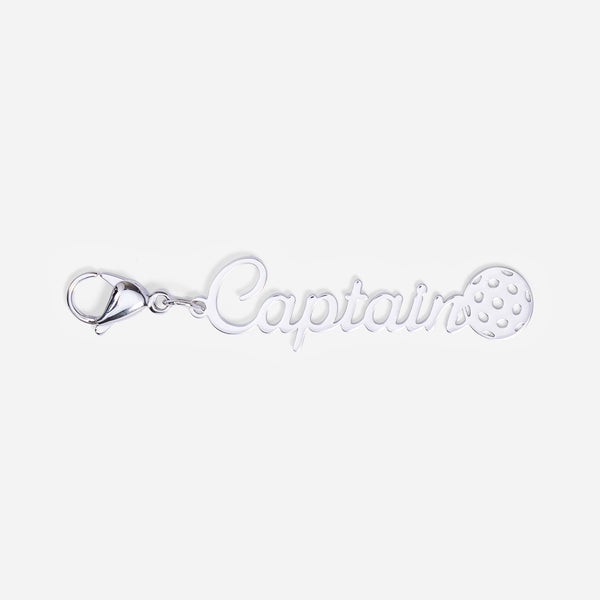 Tennis Bag Zipper Pull Charm Pickleball Captain