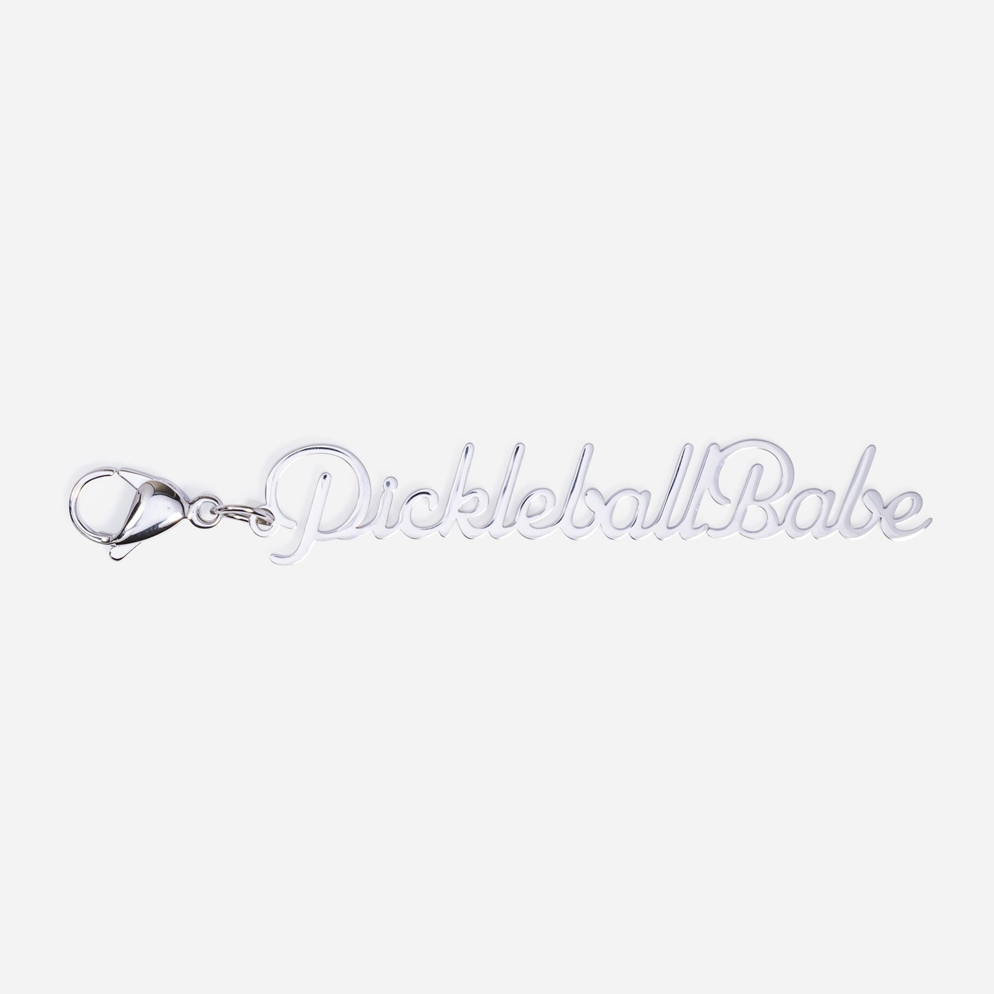 Tennis Bag Zipper Pull Charm Pickleball Babe