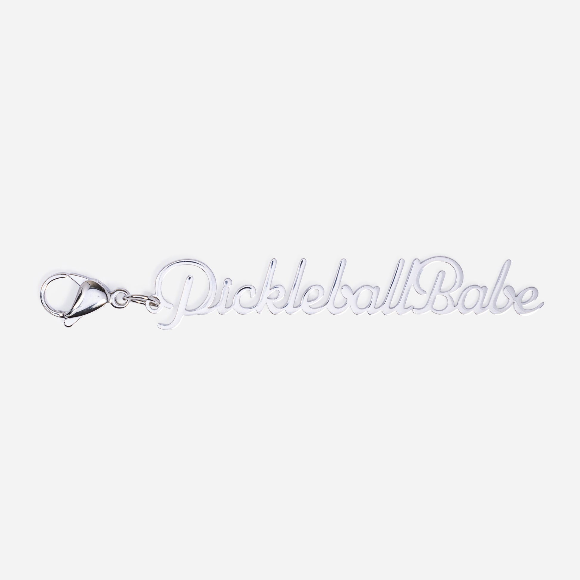 Tennis Bag Zipper Pull Charm Pickleball Babe