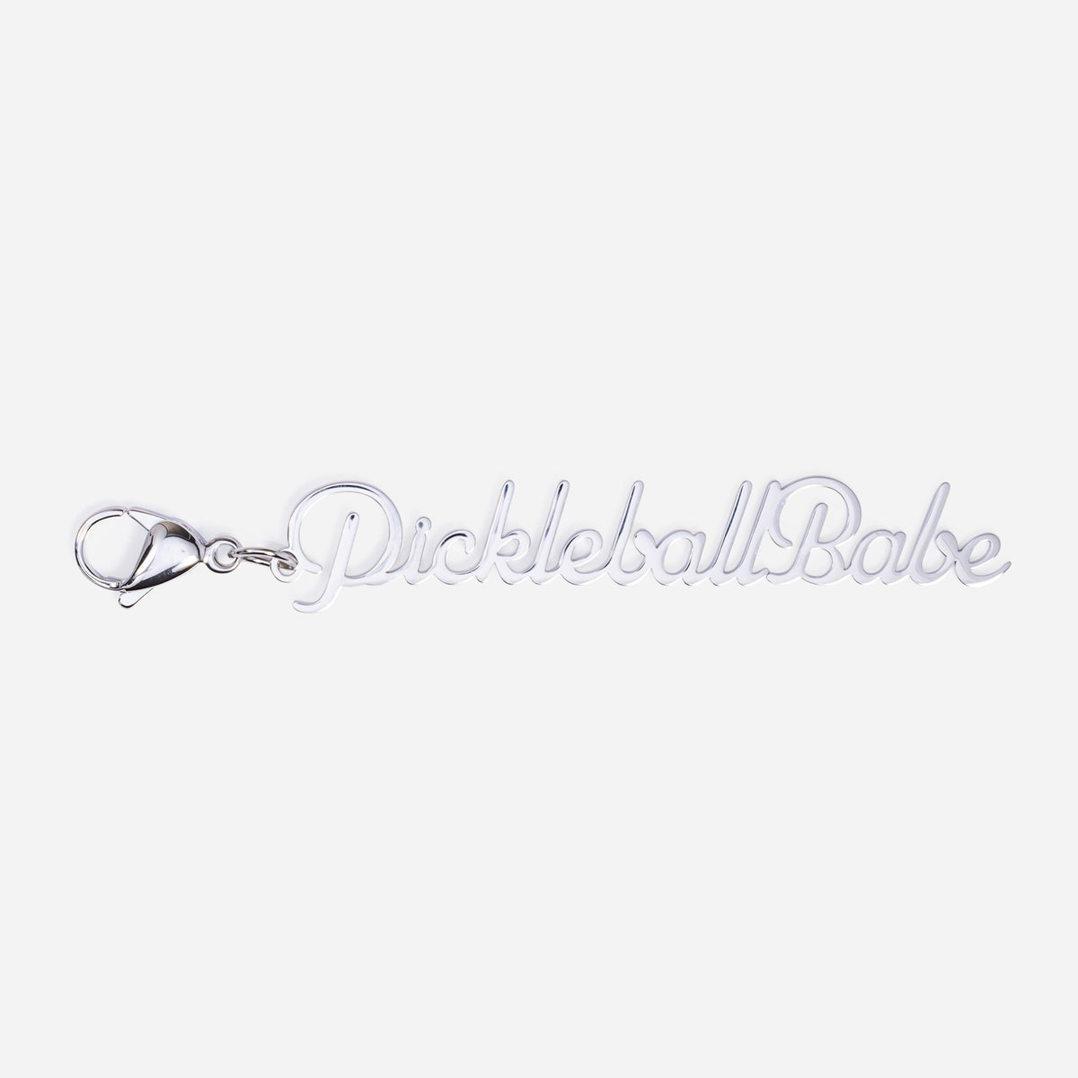 Tennis Bag Zipper Pull Charm Pickleball Babe
