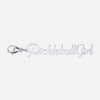 Tennis Bag Zipper Pull Charm Pickleball Girl