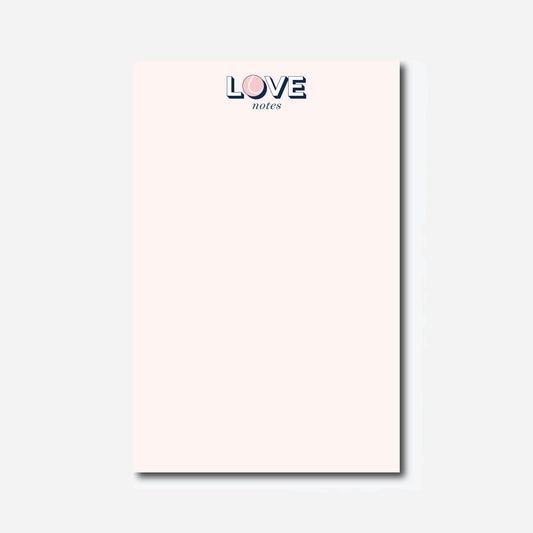 Pink Love Tennis 8.5 x 5.5