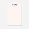 Pink Love Tennis 8.5 x 5.5