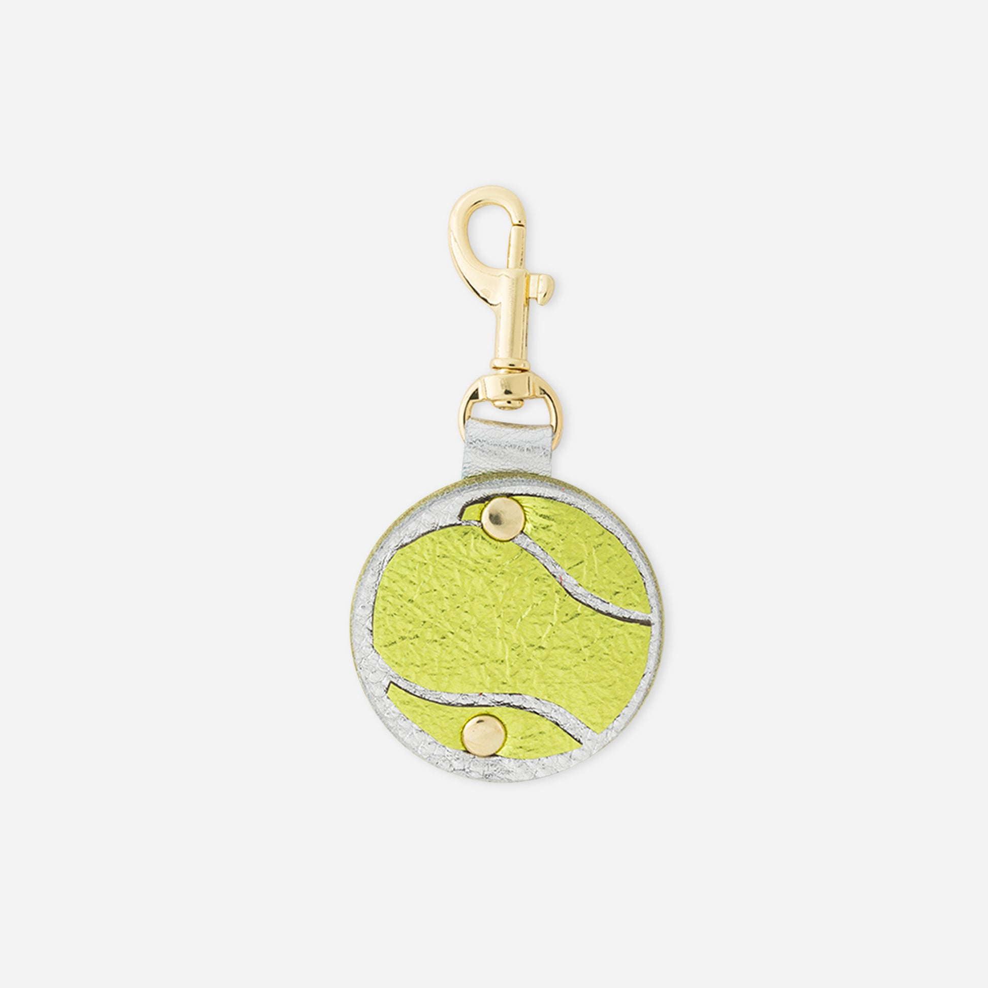 Quinn Keychain Charm Lemon Lime Tennis Ball