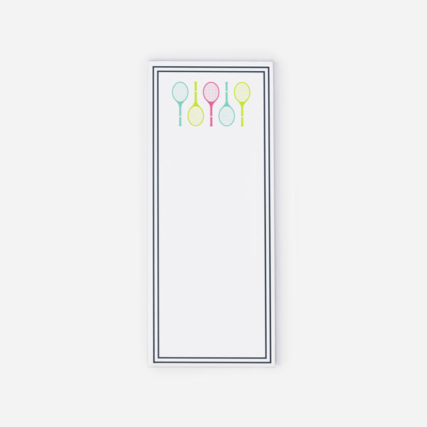Tennis Notepads Fruit Punch Tennis 8.5 x 3.56 5 Pack