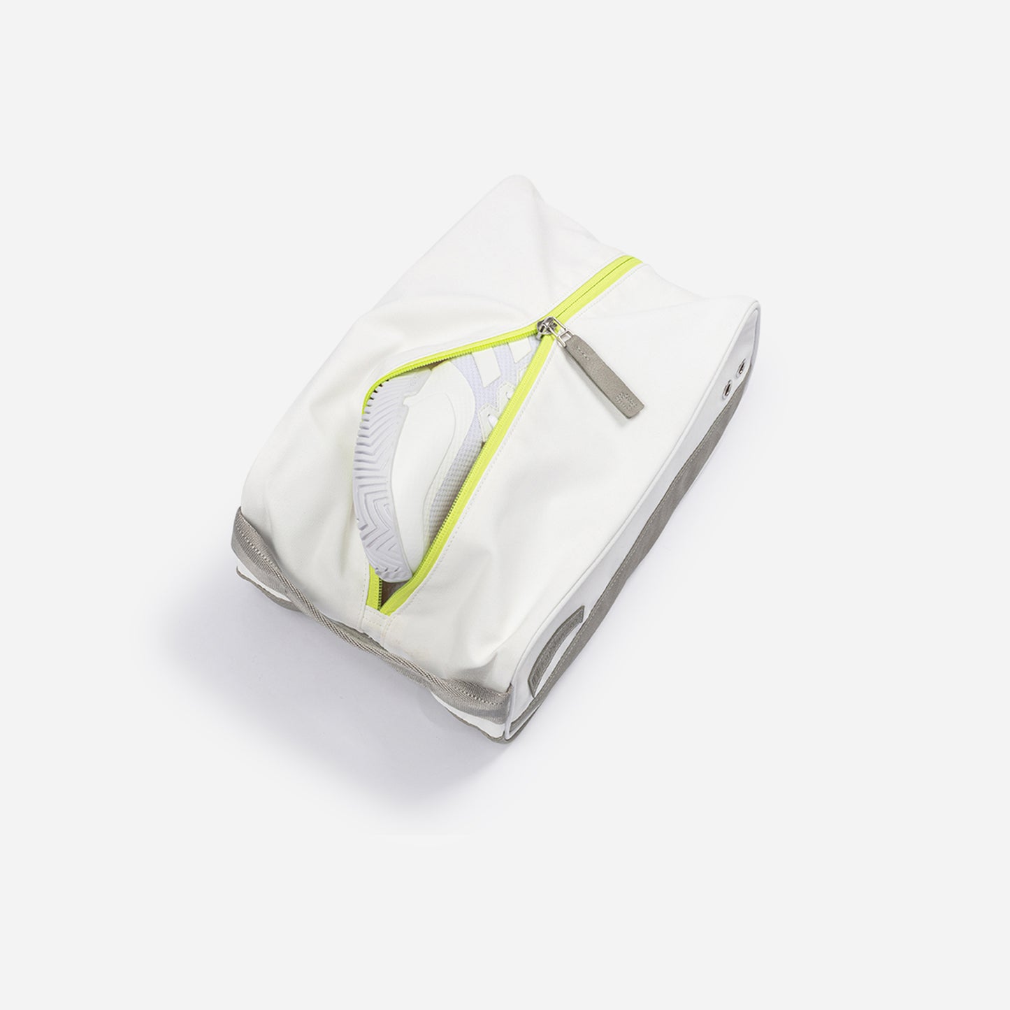 Roma Tennis Shoe Bag Dove White & Lemon Lime
