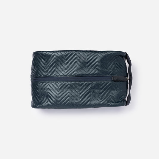 Roma Tennis Shoe Bag Navy Zig Zag