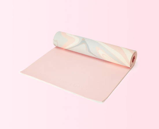 Pink yoga mat