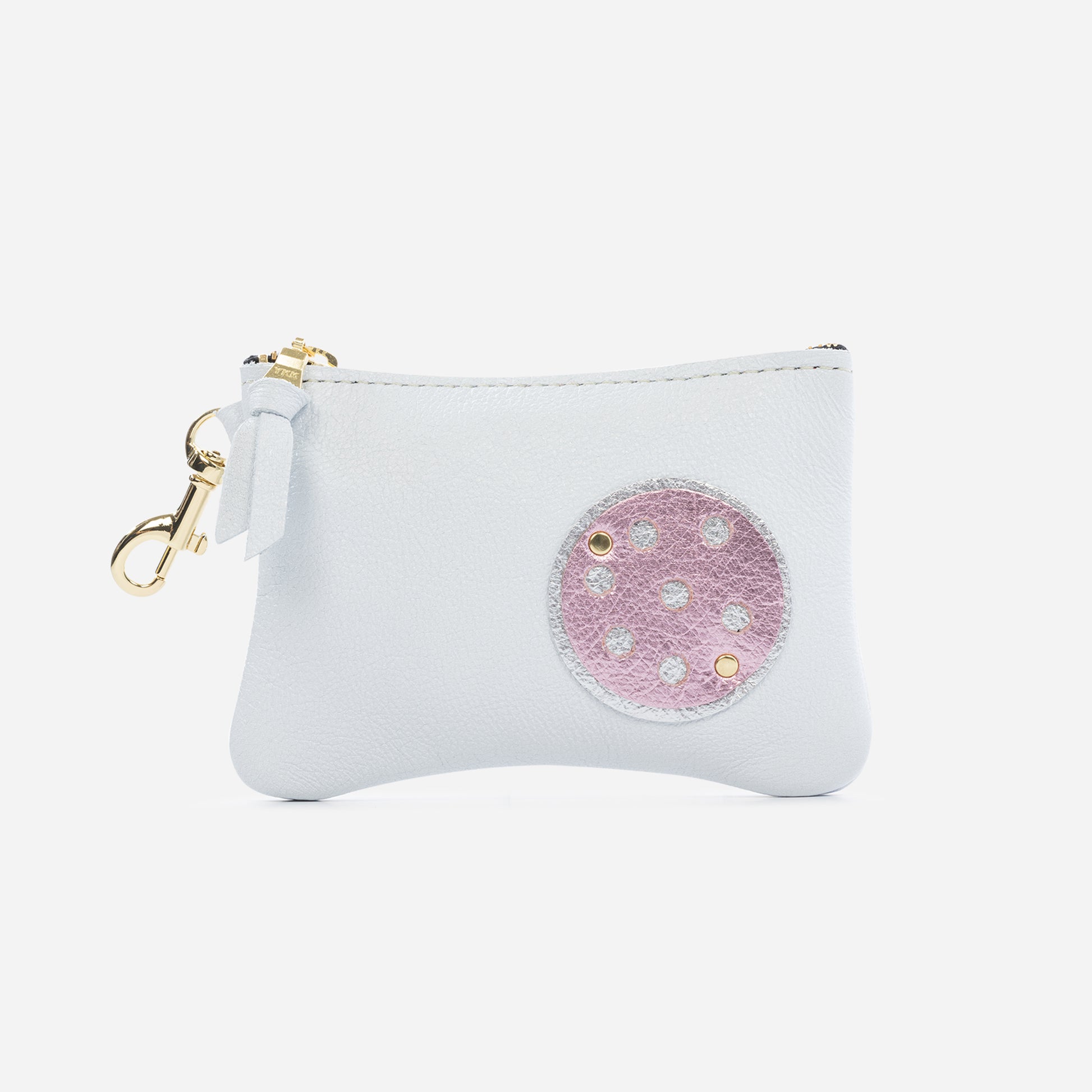 Shay Mini Leather Pouch Snow Pickleball