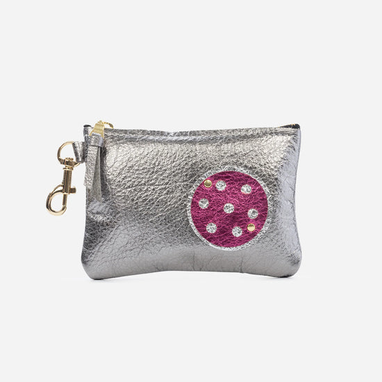 Shay Pickleball Graphite Leather Pouch