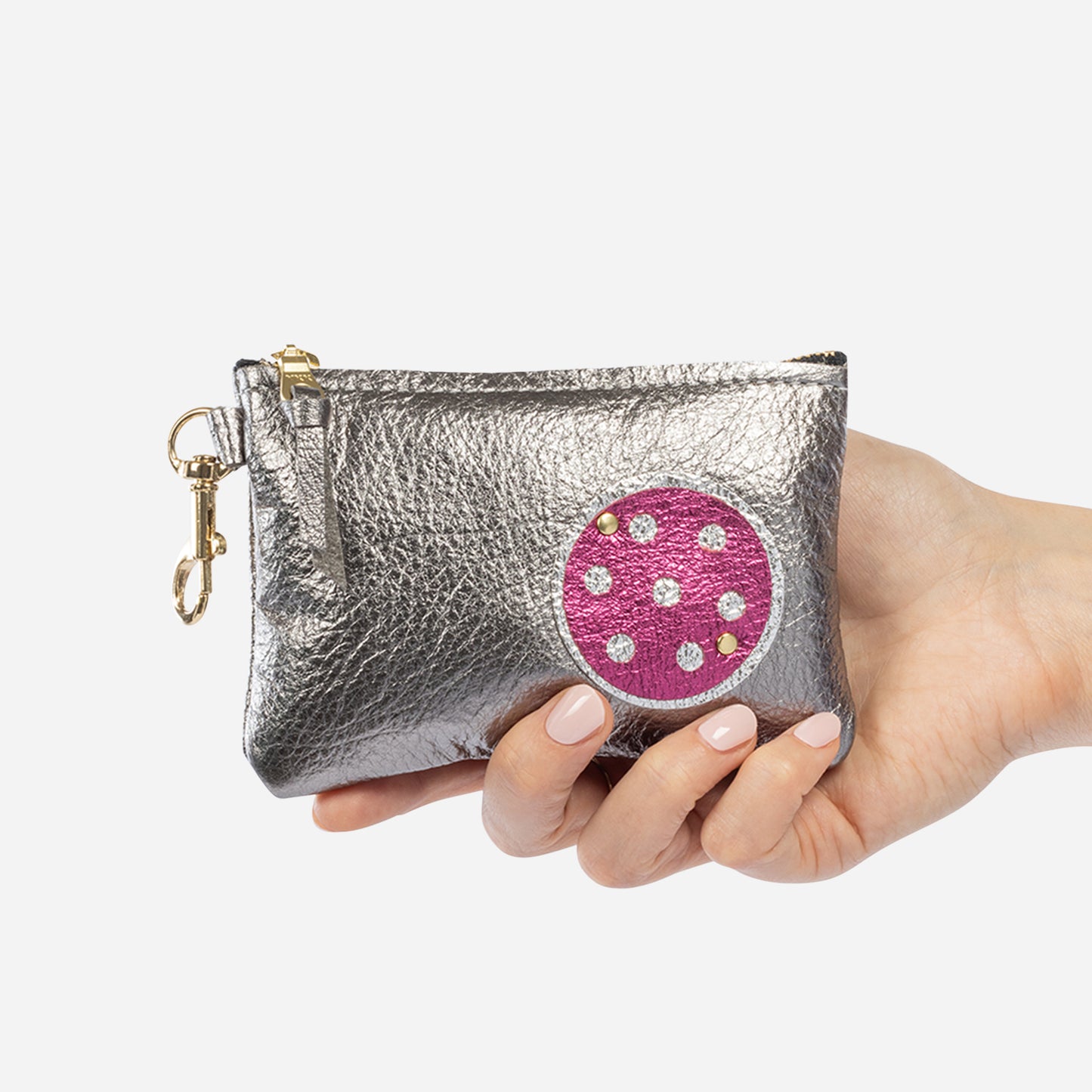 Shay Mini Leather Pouch Graphite Pickleball