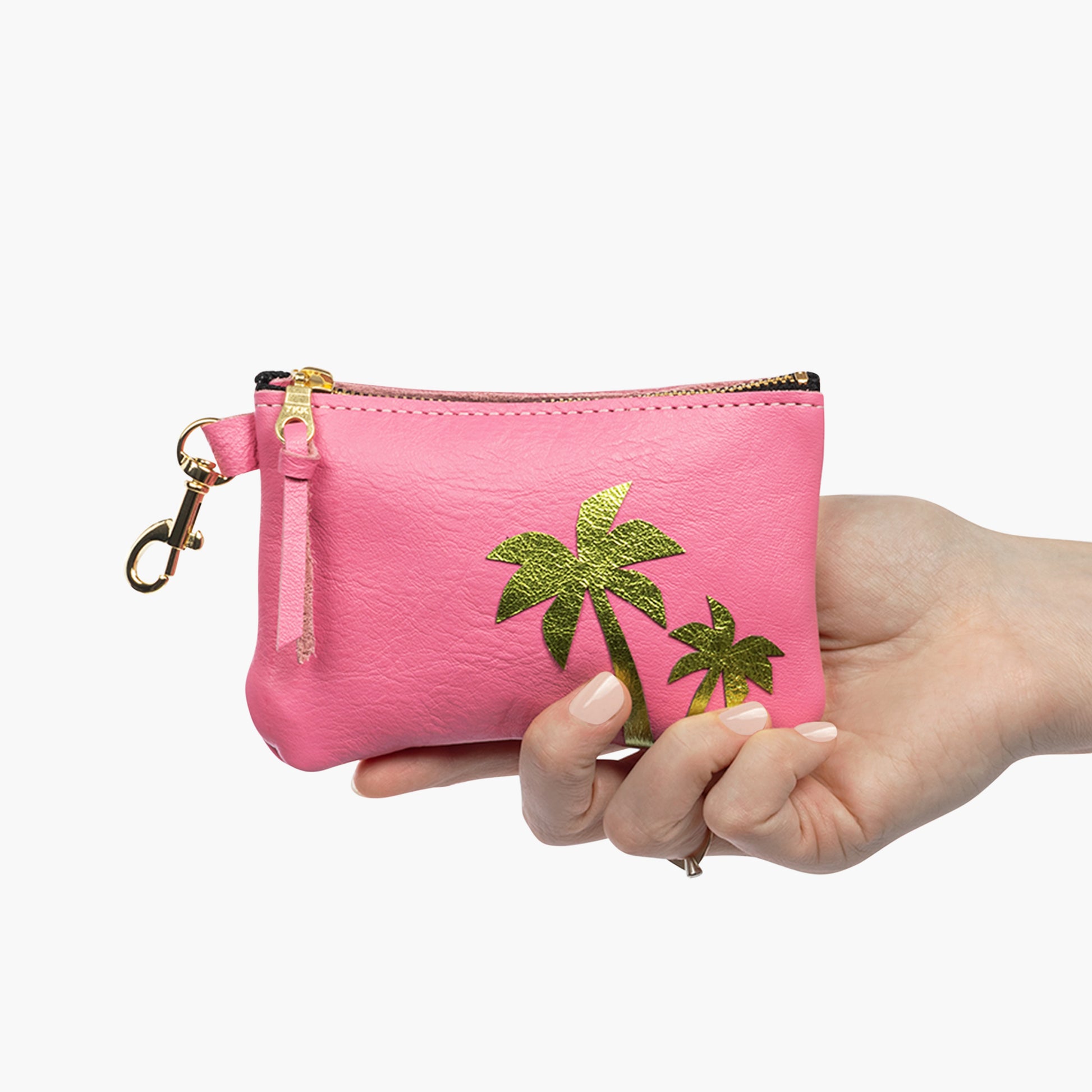 Shay Mini Leather Pouch Paradise Pink