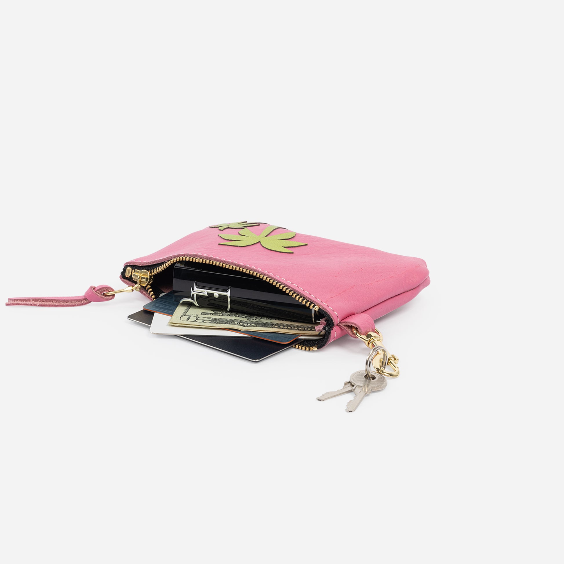 Shay Mini Leather Pouch Paradise Pink