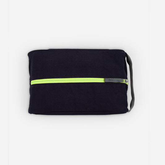 Roma Tennis Shoe Bag Navy & Lemon Lime