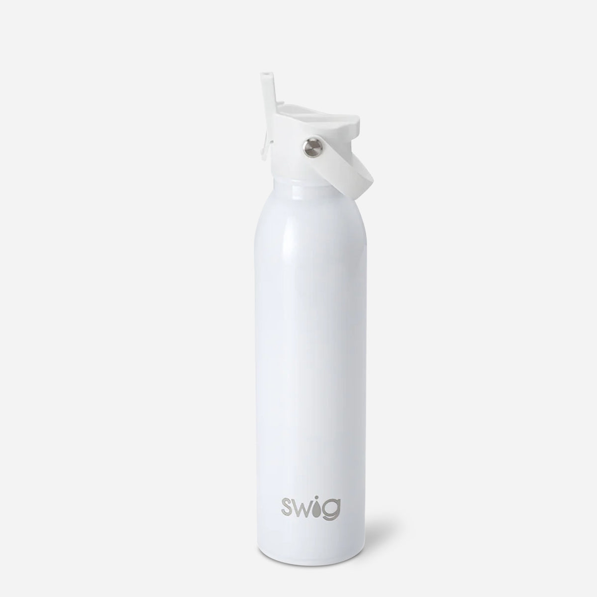 Swig Water Bottle Shimmer White