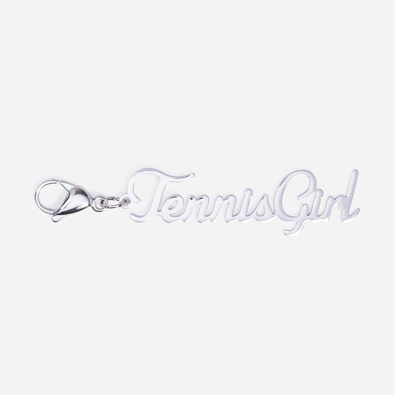 Tennis Bag Zipper Pull Charm Tennis Girl