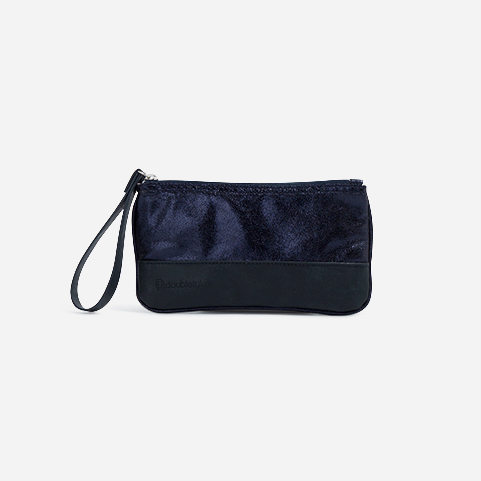 Wells Wristlet Navy Sparkle Luxe