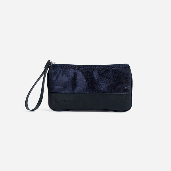Wells Wristlet Navy Sparkle Luxe