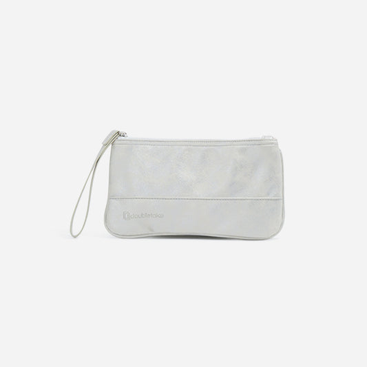 Wells Wristlet Pearl V-Leather
