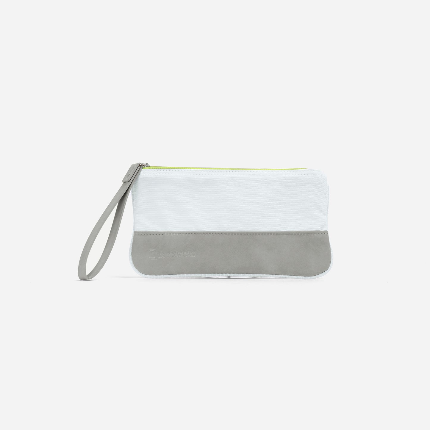 Wells Wristlet Dove White & Lemon Lime