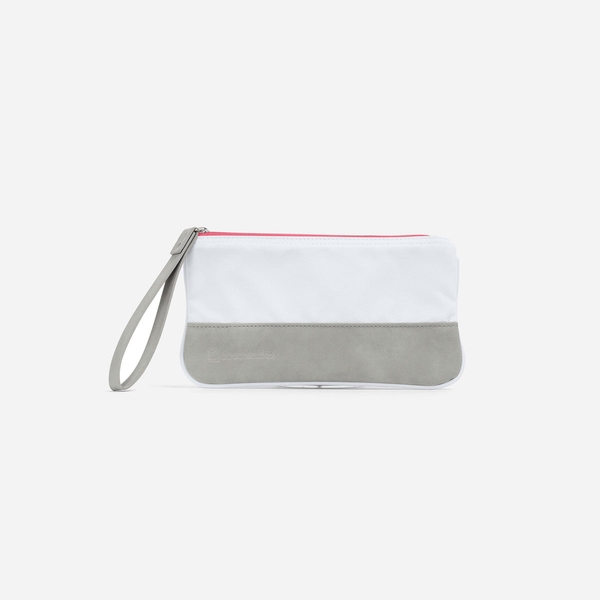 Wells Wristlet Dove White & Watermelon