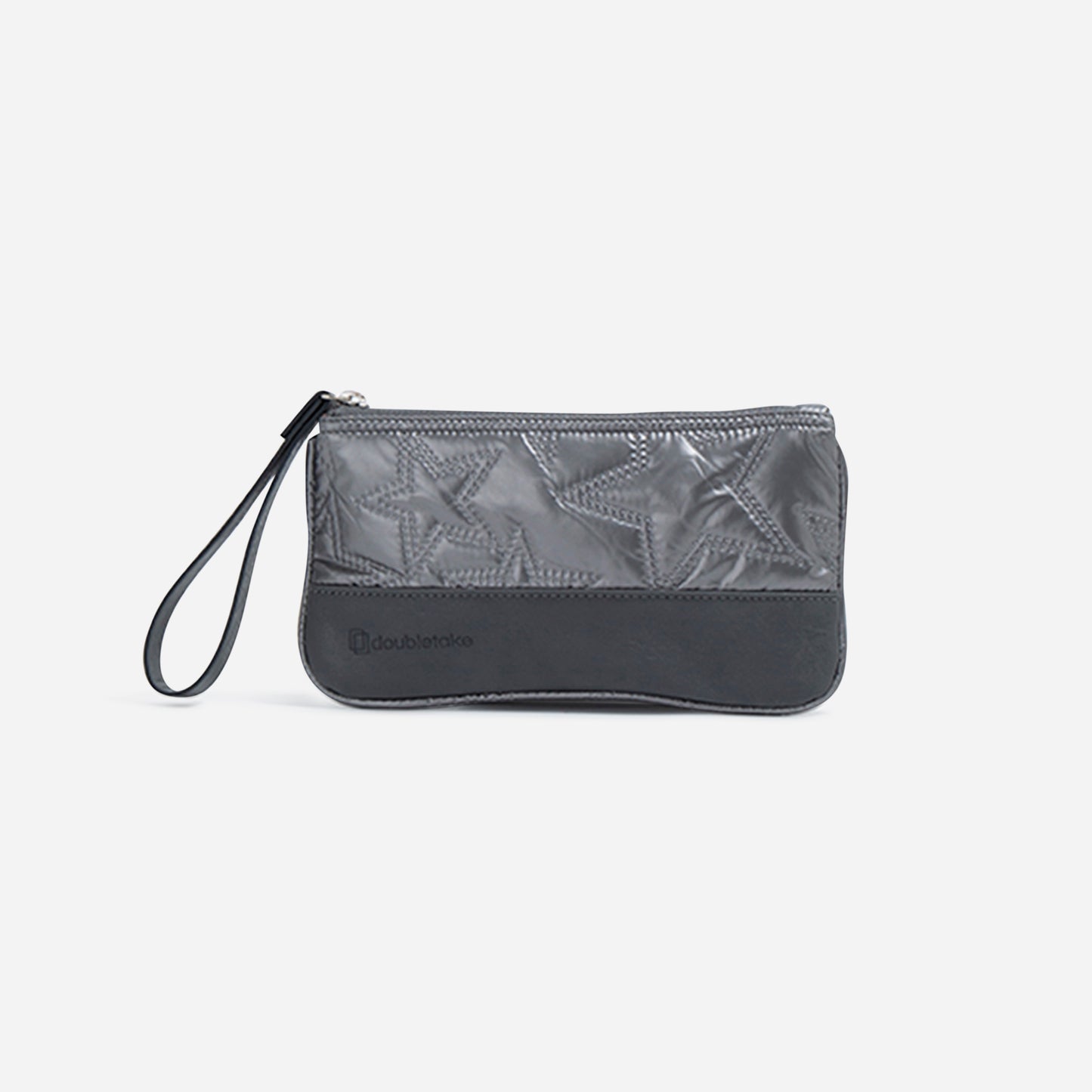 Wells Wristlet Graphite Star Luxe