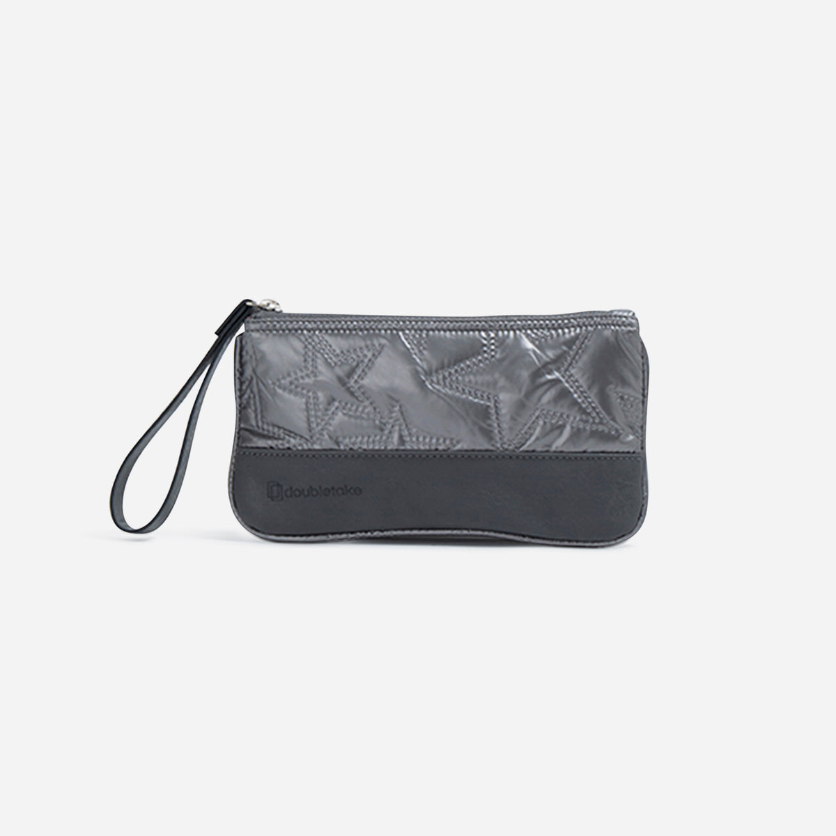 Wells Wristlet Graphite Star Luxe