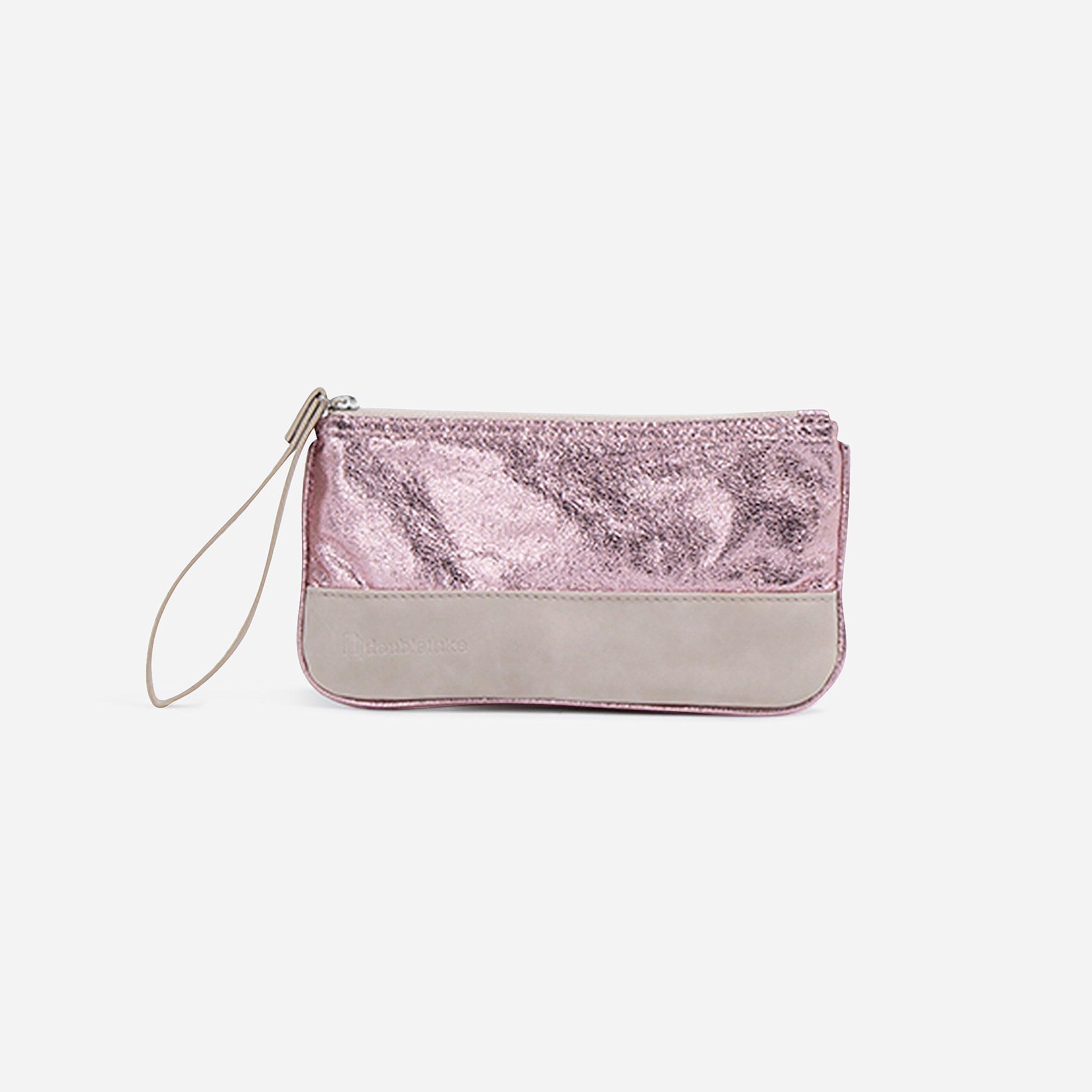 Wells Wristlet Rose Sparkle Luxe