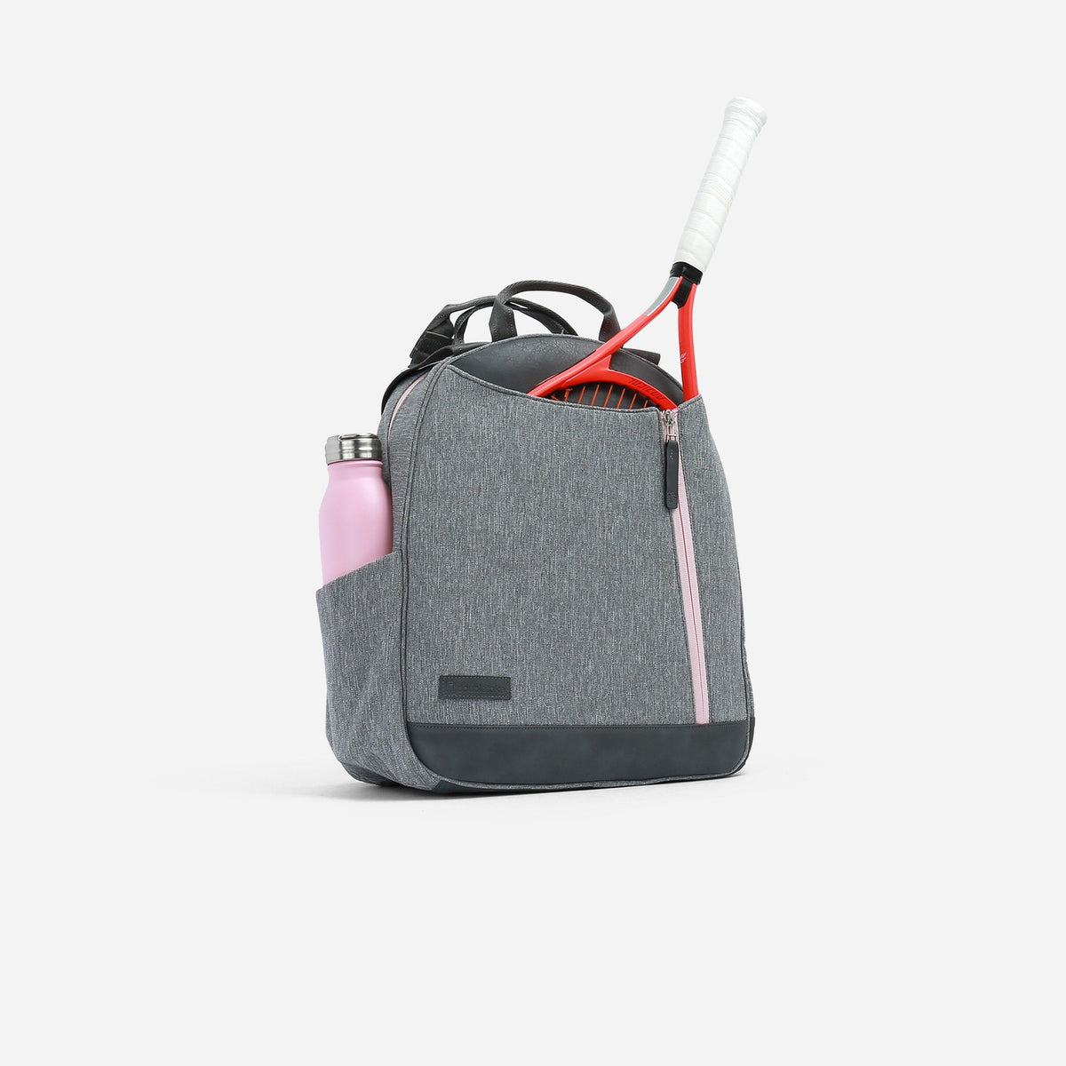 Melbie Junior Tennis Backpack / Tote Grey & Blush