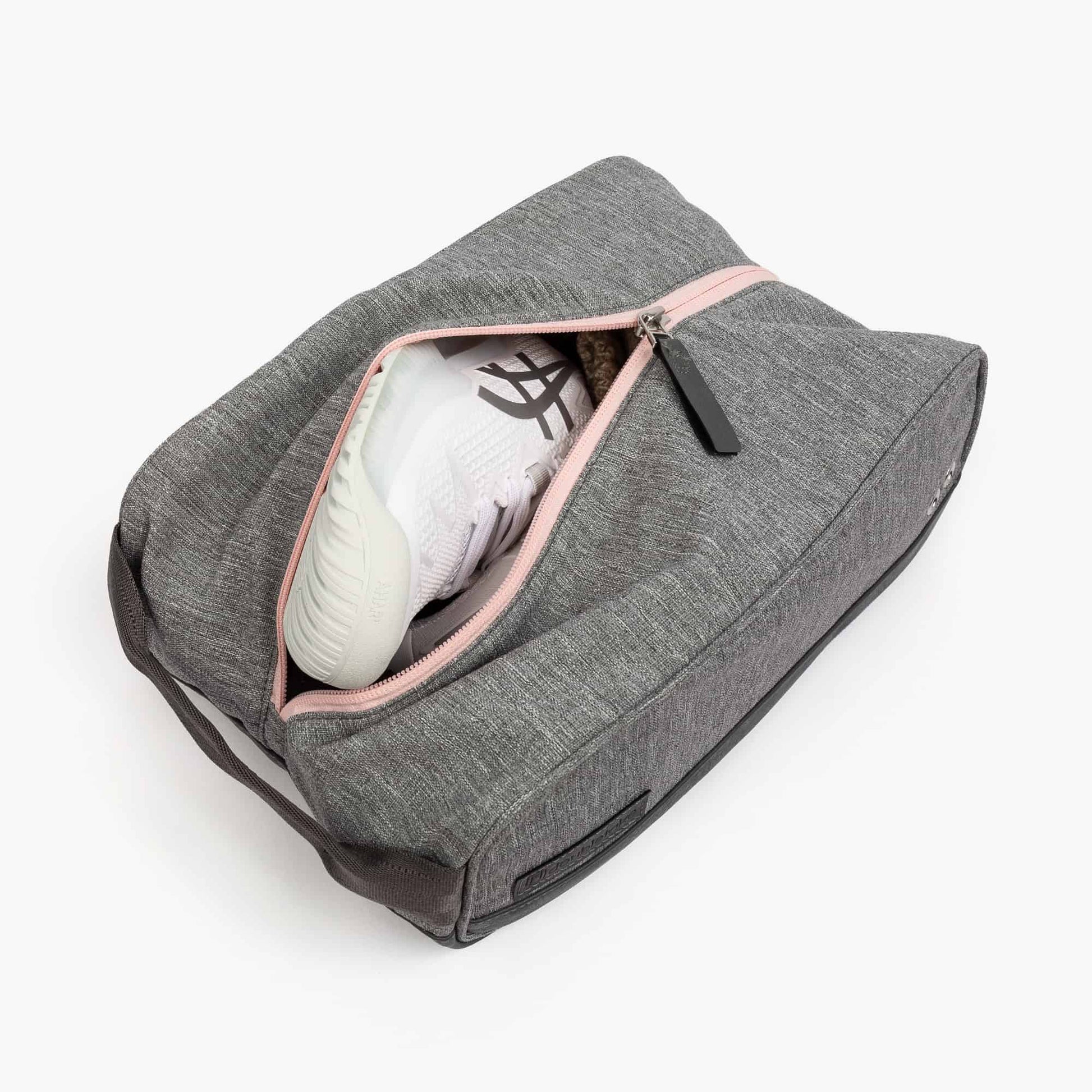 Roma Tennis Shoe Bag Grey & Blush